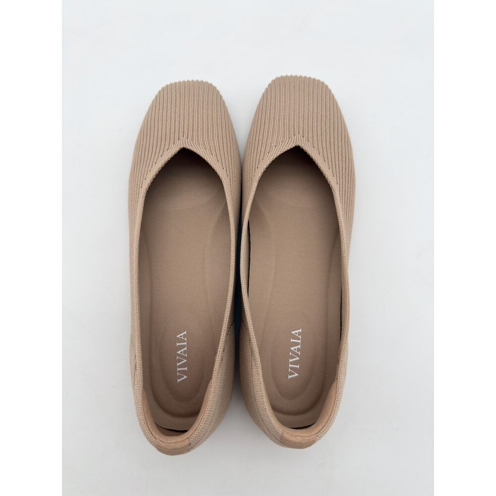 Vivaia Margot Old Money Versatile Washable Arch Support Comfort Flats Almond 9 - Picture 4 of 9